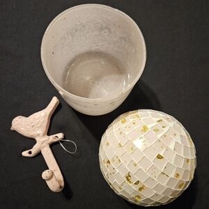 NEW 3PC SET Pretty Pink Knick-Knack Decor